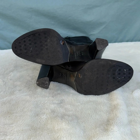 EUC ANTONIO MELANI Black Percy Boots Size 8 - Picture 5 of 7